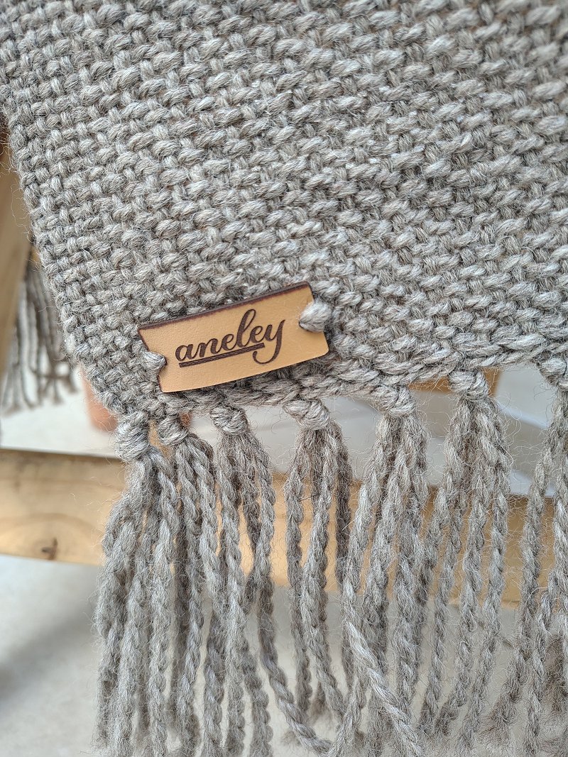 Mantas tejidas en telar Kadu detalle tejido